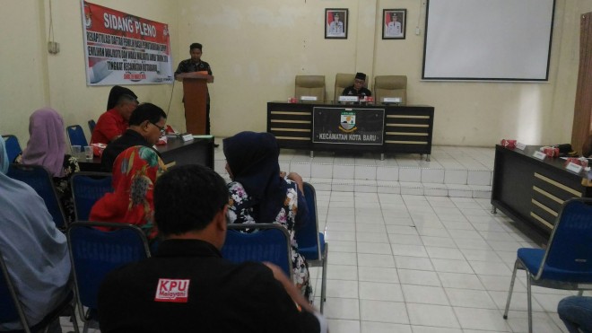 Pleno Daftar Pemilih Sementara (DPS)