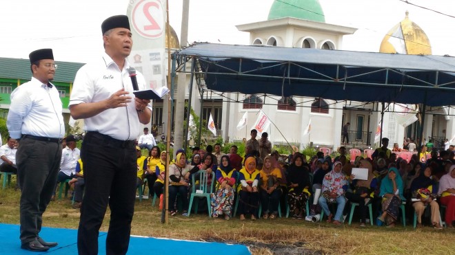 Fasha Maulana di kecamatan danau teluk