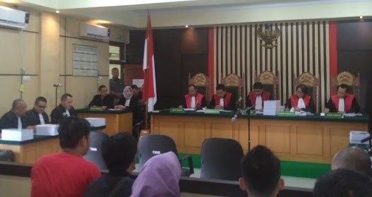 Sidang OTT uang ketok palu APBD Provinsi Jambi 2018.