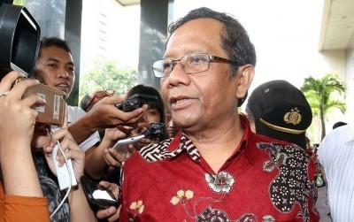 Ketua Mahkamah Konstitusi (MK) Mahfud MD masuk dalam daftar 15 nama kandidat calon wakil presiden (cawapres) Prabowo Subianto. (Dok. JawaPos.com)