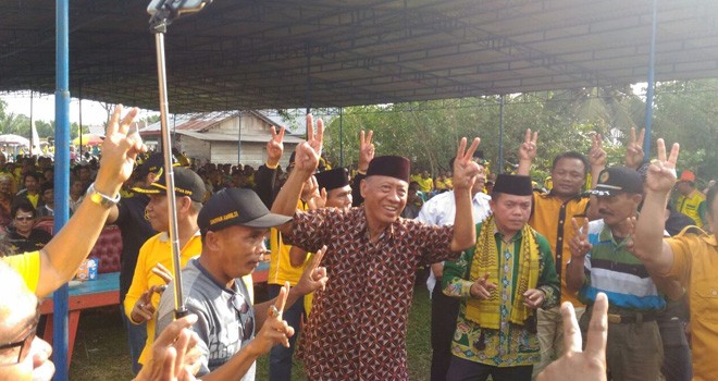 Hamas Lantik Tim di Margo Tabir di Hadiri Mantan Bupati Sarko.