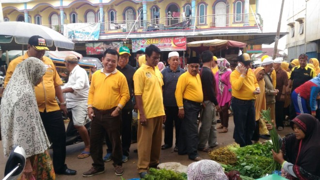 blusukan ke lokasi Pasar Baru Bangko