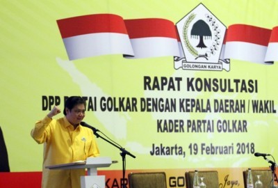 Ketua Umum Partai Golkar Airlangga Hartarto. (Dok. JawaPos.com)