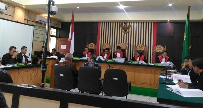 Sidang lanjutan OTT suap RAPBD Jambi 2018.