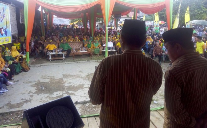 Pelantikan tim pemenangan.