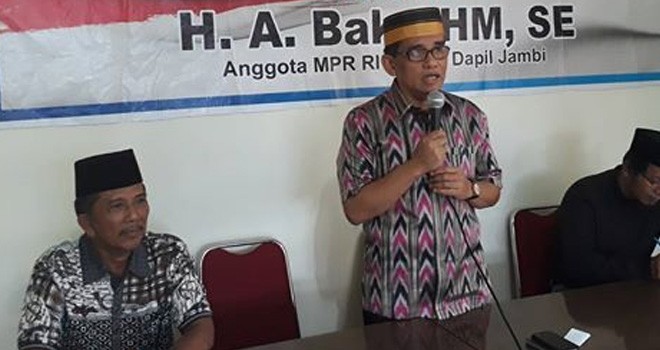 Anggota DPR RI H Bakri.