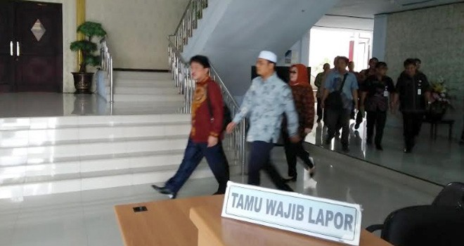 Komisi Pemberantas Korupsi (KPK) RI saat Sambangi Gedung DPRD Kota Jambi.