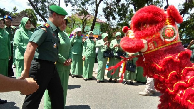 Penyambutan Kolonel Inf Dany Budiyanto