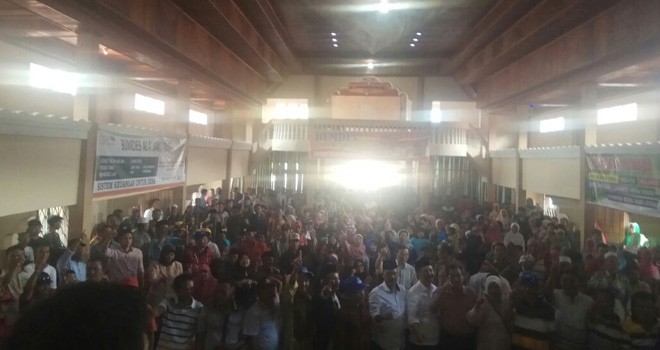 Antusias Warga Gunung Raya Hadiri Kampanye Modis.