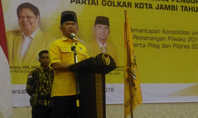 Fasha Sebut Golkar Survei Tertinggi Di Kota Jambi.