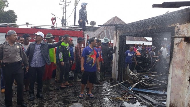 Kebakaran di Kersik Tuo, Zainal-Arsal Langsung ke Lokasi.