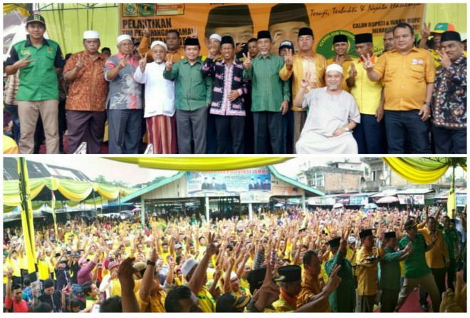 Hamas Lantik 1.704 Orang Tim Sungai Manau Lamo