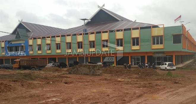 Pembangunan Pasar Angso Duo Modern.