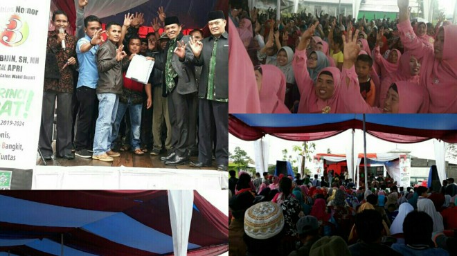 Antusiasme dan dukungan Masyarakat Kayu Aro 