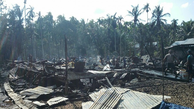 Kebakaran kecamatan geragai