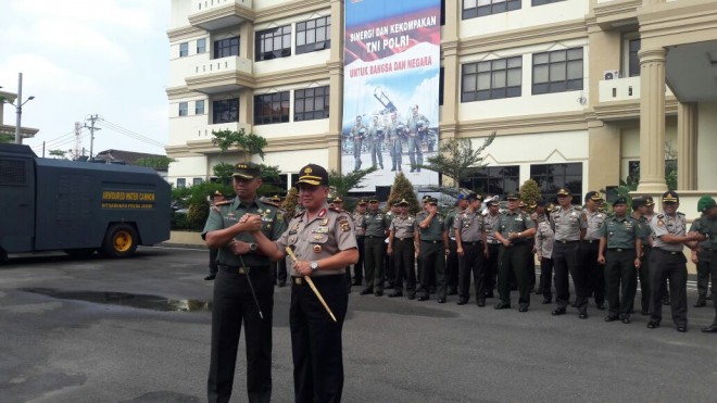 Apel bersama TNI-Polri.