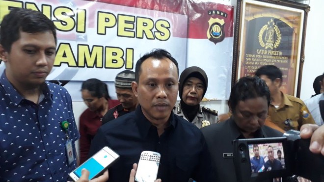 Keterangan Kasubdit IV Indagsi Reserse Kriminal Khusus Polda Jambi, AKBP Guntur Saputro.