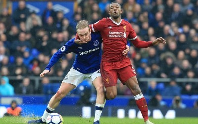 Everton masih belum bisa menang di derby Merseyside selama 8 tahun terakhir. (AFP)