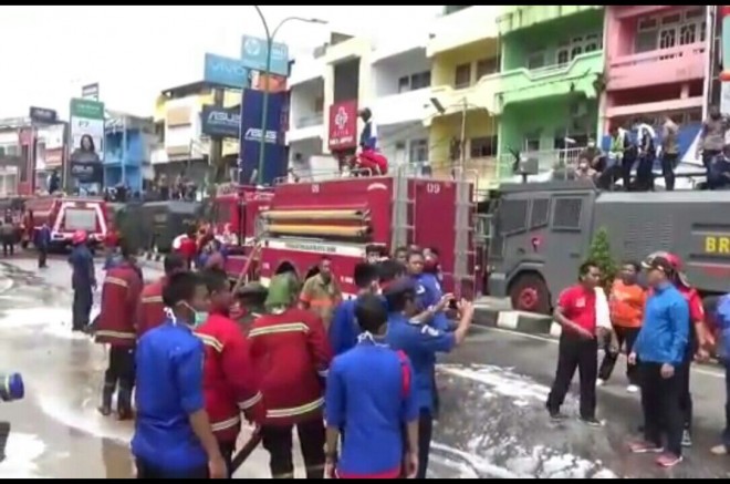 Fasha turun ke lokasi kebakaran