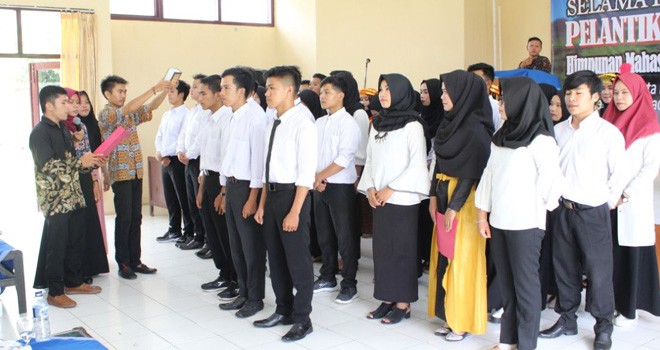 Pelantikan Pengurus Himpunan Mahasiswa Sakti Alam Kerinci.