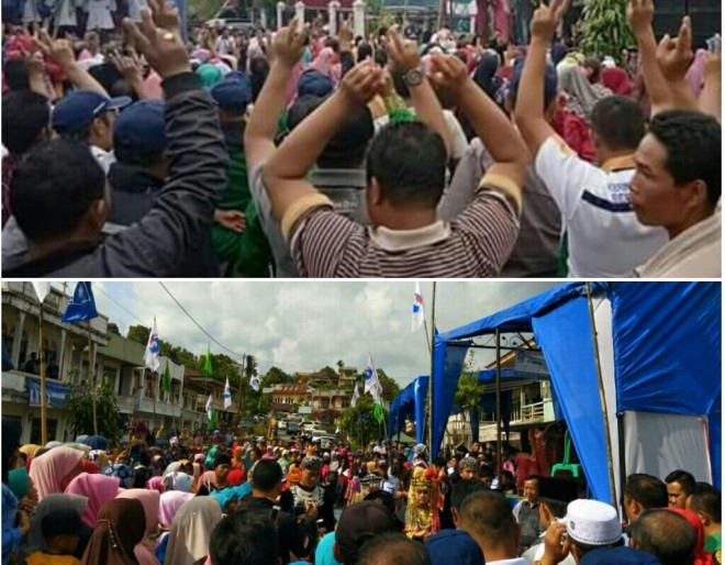 5 Desa Kecamatan Gunung Kerinci Bulatkan Tekad Memenangkan Adi-Ami.