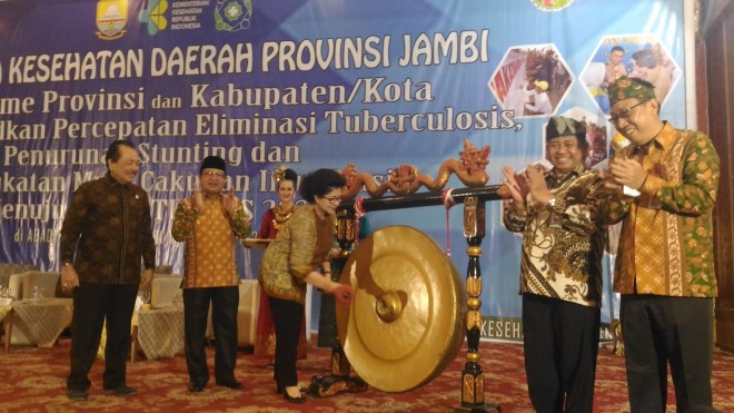 Menkes Buka Raker Kesda Provinsi Jambi.
