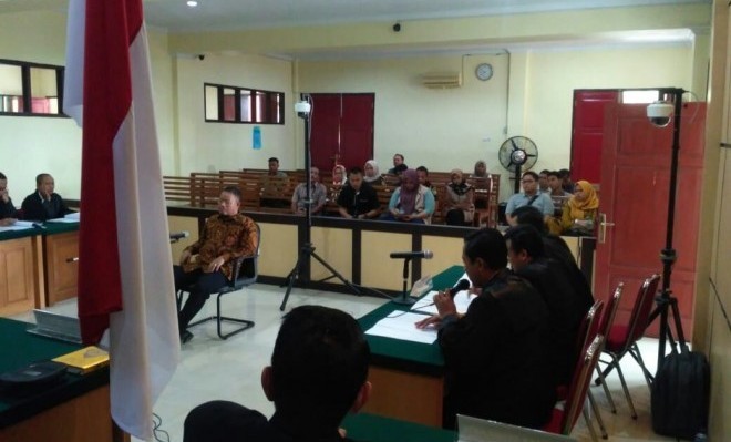 Sidang Perdana Supriyono.