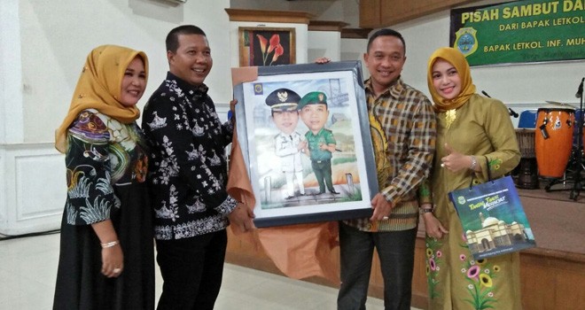 Pisah Sambut Dandim, Muhammad Arry Gantikan Harry Sassono.