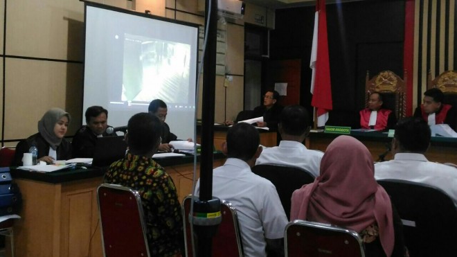 Sidang terdakwa Supriyono hari ini (18/4).