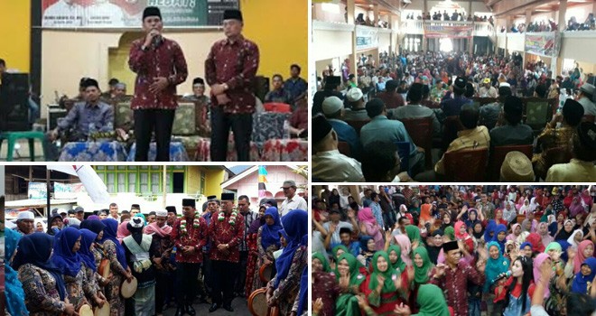 Ribuan Massa Hadiri Pertemuan Terbatas Zainal-Arsal di Lempur.