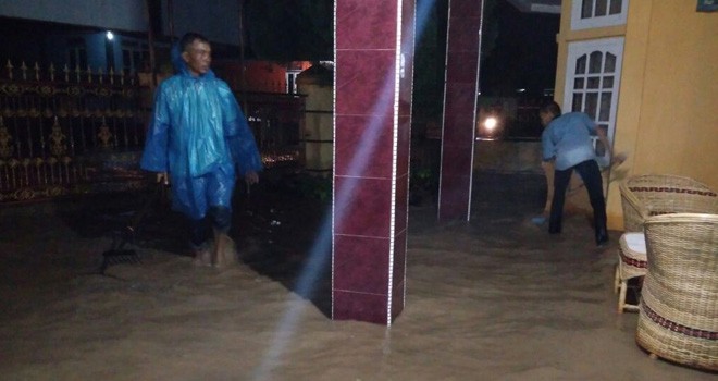 Puluhan Rumah di Kerinci Terendam Banjir.