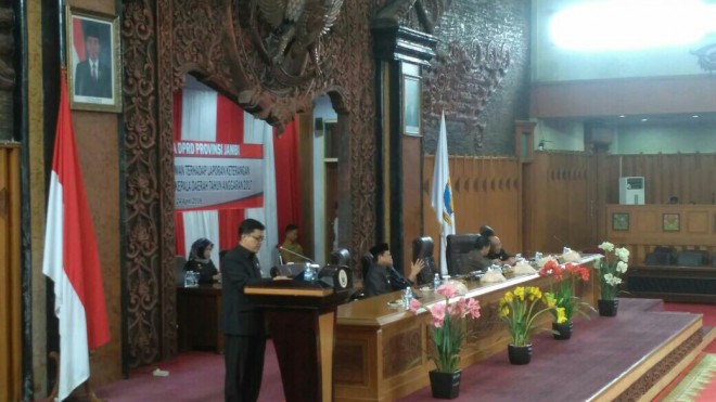 Jubir Pansus I DPRD Provinsi Jambi, M. Khairil.