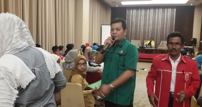 Pelatihan saksi di Hotel Luminor, Kamis (3/5).