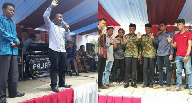 Tokoh Jawa ini Orasi di Pertemuan Terbatas Zainal-Arsal di Kebun Baru.