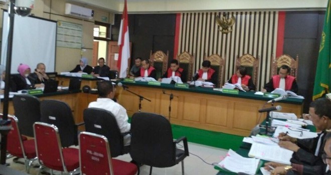 Sidang Supriono beberapa waktu lalu.
