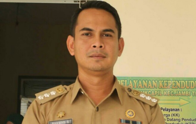 Rahmad Sugiharto, Camat Jambi Timur. 