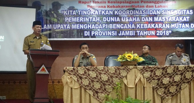 Sekretaris Daerah (Sekda) Provinsi Jambi, Drs.H.M. Dianto,M.Si.