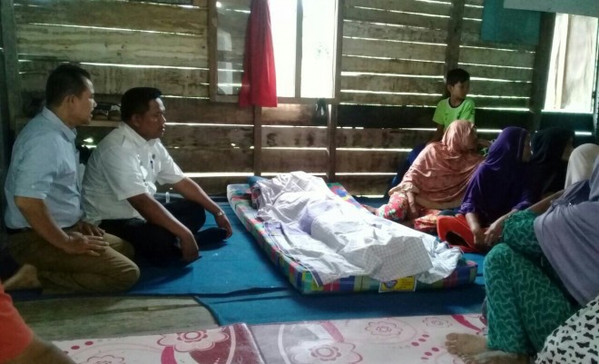 Jasad Siswa SMP yang Kesetrum Listrik.