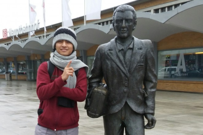Angga Eko Emzar, mahasiswa asal Merangin Jambi yang kini mengambil S2 di University of Goettingen, Jerman