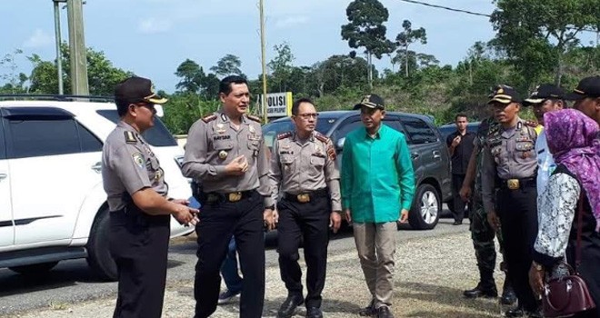 Wakapolda Jambi, Kombes Pol Ahmad Haydar berkunjung ke Bungo.