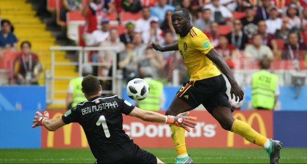 Bomber Belgia, Romelu Lukaku. Foto : AFP