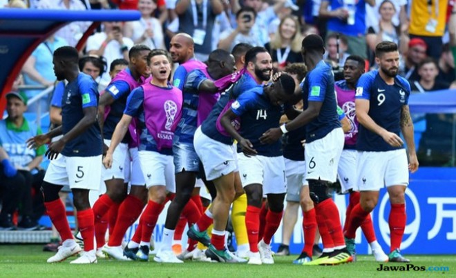 Prancis sementara unggul 4-2 atas Argentina (Reuters)