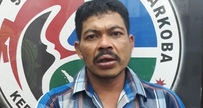 Bandar Sabu di Tebo saat Diringkus Polisi.
