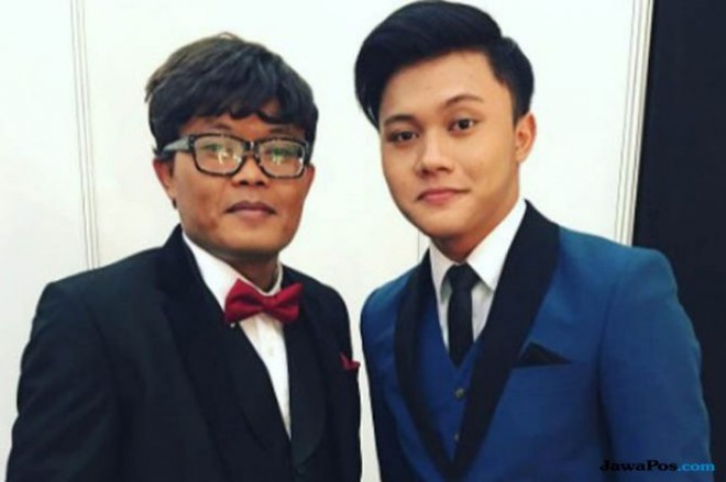 Komedian Sule bersama anaknya Rizky Febian. (Dok.JawaPos.com)