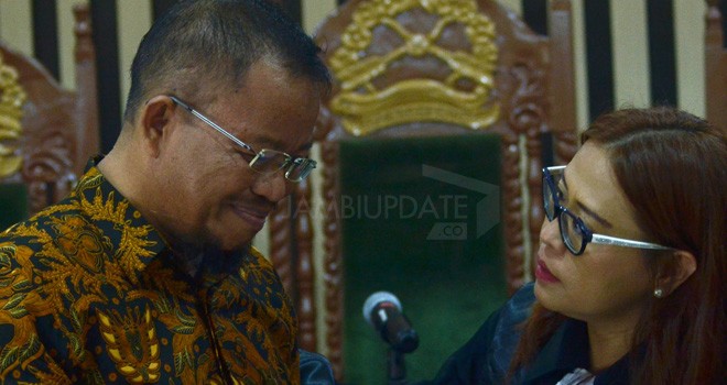 Supriyono saat menjalani persidangan beberapa waktu lalu.