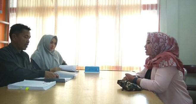 Penerimaan berkas pendaftaran di kantor KPU Provinsi Jambi