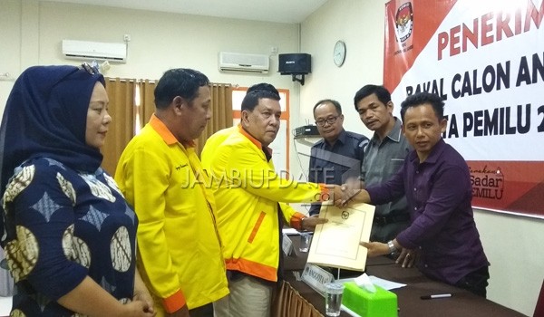 Partai Berkarya mendafta di KPU Provinsi Jambi.