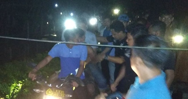 Pelaku pembunuhan korban Siska Auliya (28) yang terjadi Selasa (10/7) saat diamankan apara Polisi. Foto : Ist