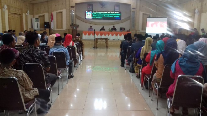 Bupati Kembali Lantik Puluhan Pejabat Eselon II, III dan IV.
