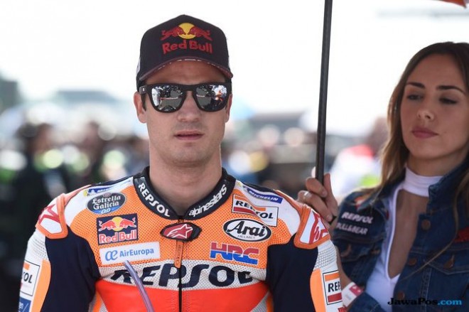 Pembalap Repsol Honda, Dani Pedrosa. (Motorsport)